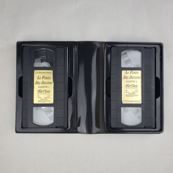 La Forza Del Destino: The Metropololitan Opera VHS 1980 - 2-Tape Set - Picture 10 of 10